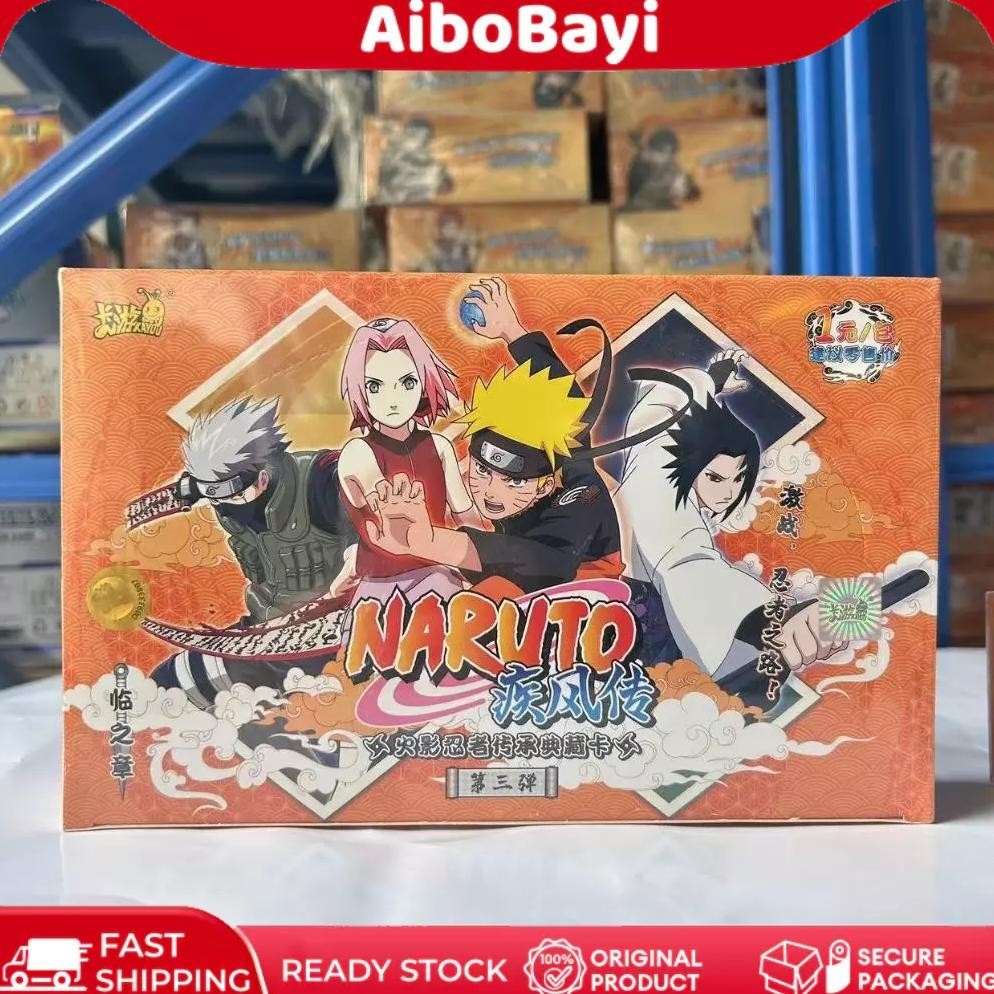 Murah Meriah 100%ORI/COD GROSIR Kotak Disegel Naruto Kayou Kartu Tier 2/Tier 3/Tier 5 Uzumaki Sasuke Ninja Koleksi Game Kartu Langka MurahKotak Disegel Original