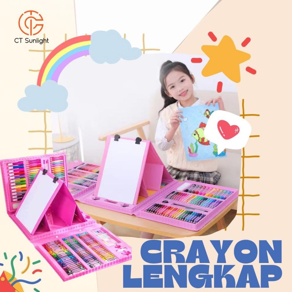 

Ow42 CT Sunlight VIRAL CRAYON SET 208 Pensil Warna Crayon Set 208 Pcs Crayon Mewarnai 208 Warna Pensil Krayon Alat Menggambar atau Mewarnai Sale