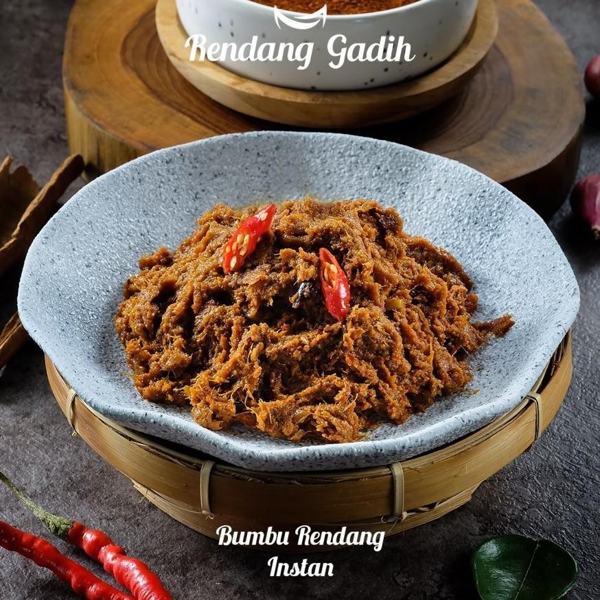 

d-54 Bumbu Rendang Instan - Rendang Gadih - Pedas Sedang & Tidak Pedas - Medium Spicy & Not Spicy Sale