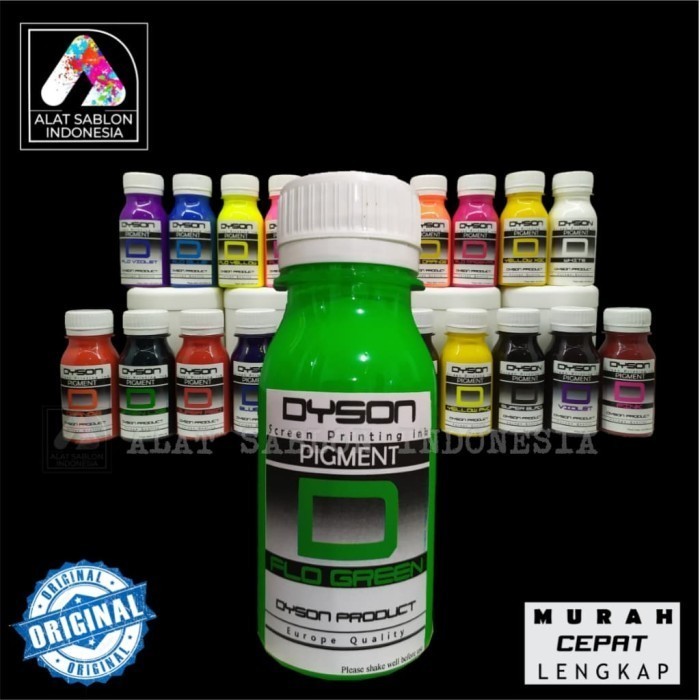 

TERBAGUS BIANG WARNA SABLON FLO GREEN PIGMEN FLO GREEN DYSON K01