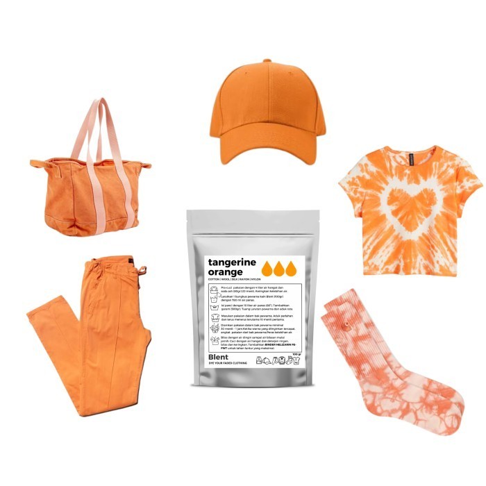 

Pewarna Kain TANGERINE ORANGE 100gram K01