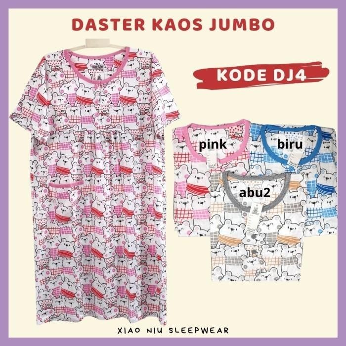 Daster Kaos Jumbo Siu Lie