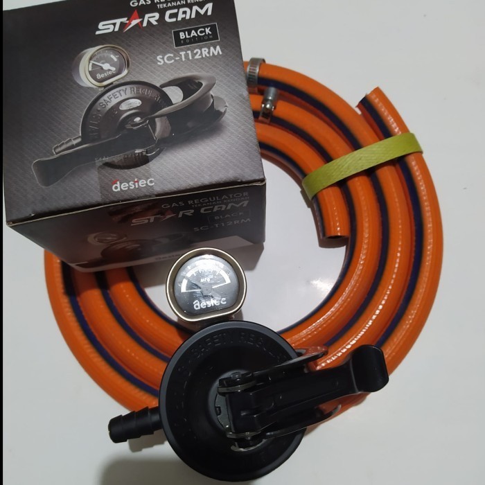 REGULATOR MODENA STARCAM KOMPOR TANAM SELANG GAS LPG 700 PSI 3 LAPIS