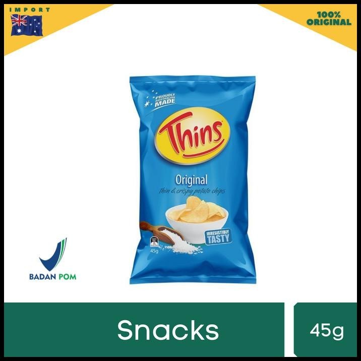 

Thins Potato Chips Australia 45 Gr