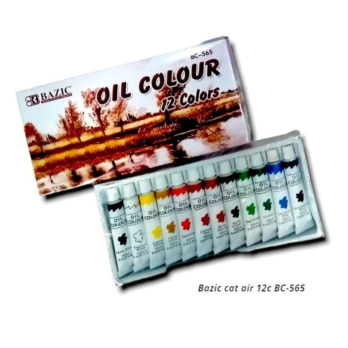 

CAT MINYAK 12 WARNA OIL COLOR 12 ML K01