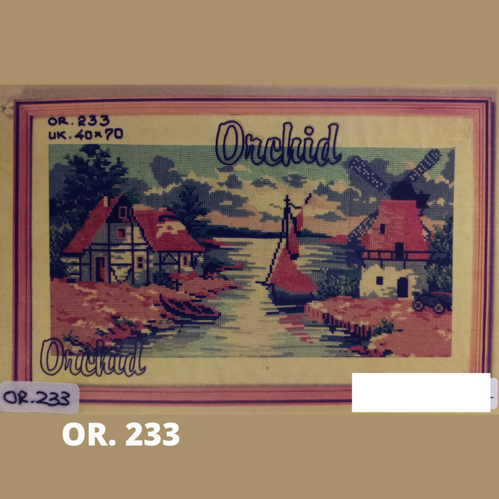 

KRISTIK KRUISTIK SULAM 1SET CROSS STITCH ORCHID OR 229 230 231 232 233