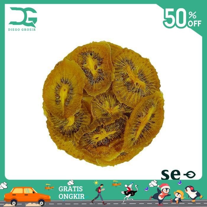 

DEHYDRATED DRIED KIWI SLICE FRUIT / BUAH KIWI KERING (NO SUGAR) KUALITAS TERBAIK