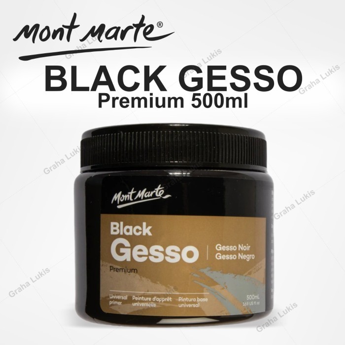 

Ready Mont Marte Black Gesso 500ml