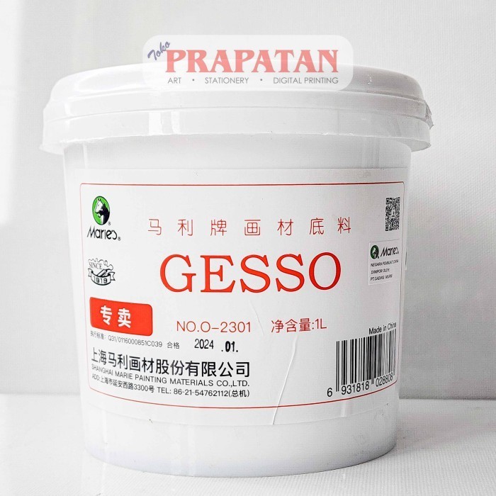 

Ready Maries Gesso 1000ml O-2301 Medium Kanvas