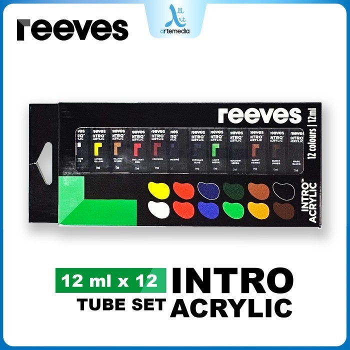 

Ready Reeves Intro Acrylic Paint Color Tube Set Cat Akrilik