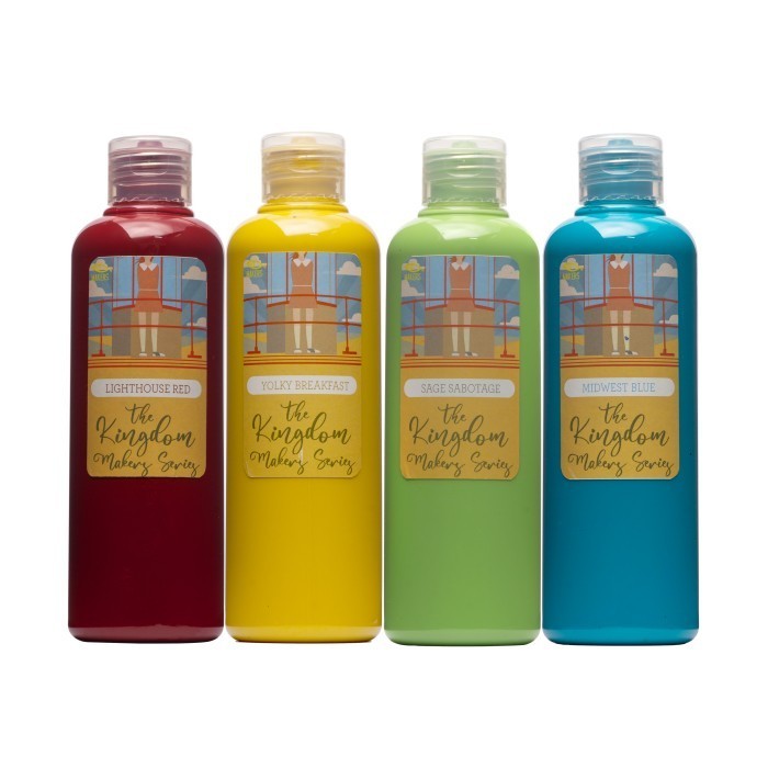 

Ready Acrylic Paint The Kingdom Makers Series by Wes Anderson - Set 4 warna