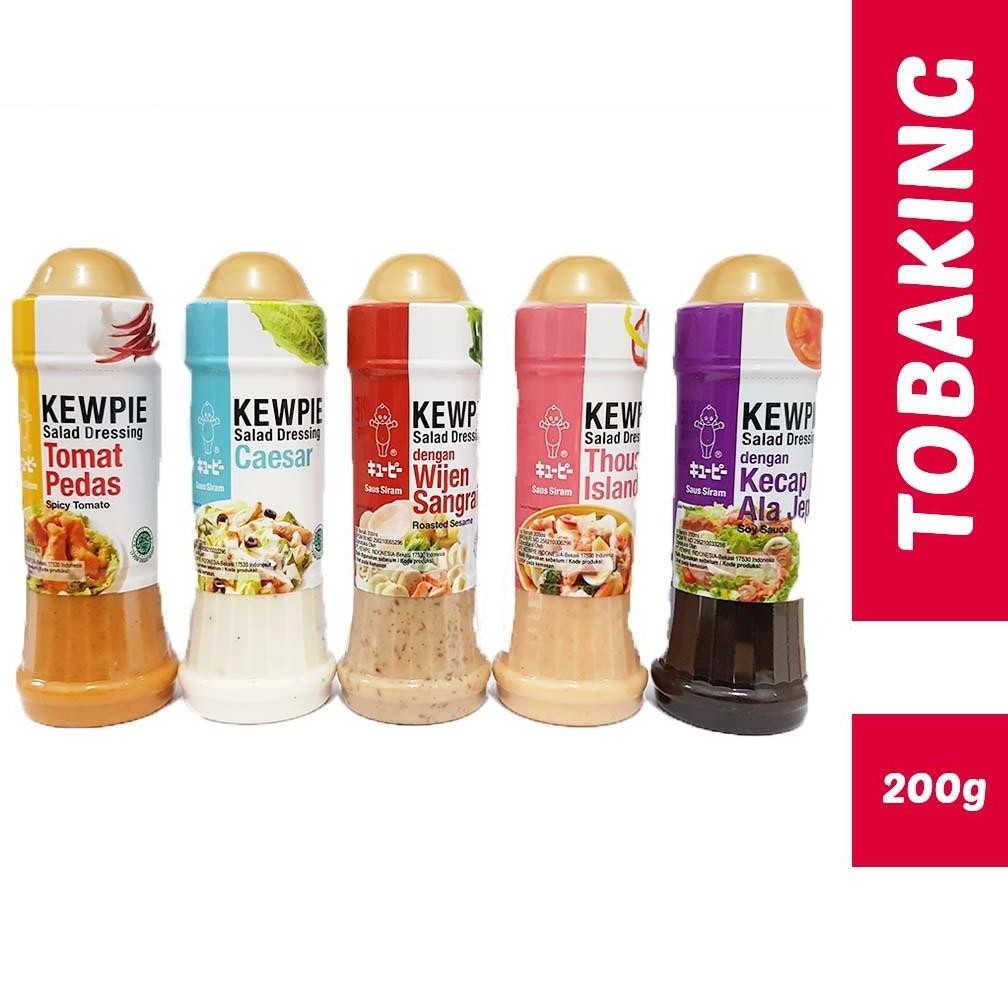 

GC27 KEWPIE Salad Dressing Saus Siram 200 ml Wijen Sangrai Caesar Thousand Island Soy Sauce Spicy Tomato Premium