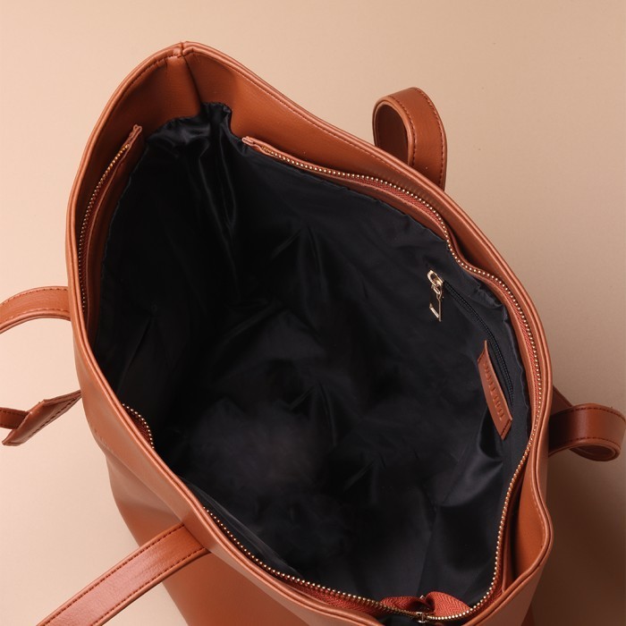 Tas Tote Wanita Silvertote Indah Brown