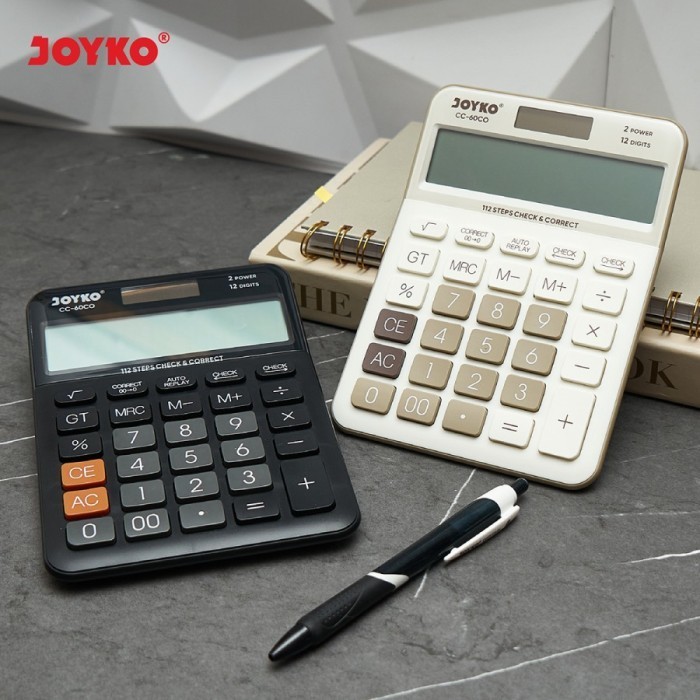

Ready JOYKO CC-60CO CALCULATOR 12 DIGITS CHECK CORRECT KALKULATOR BESAR