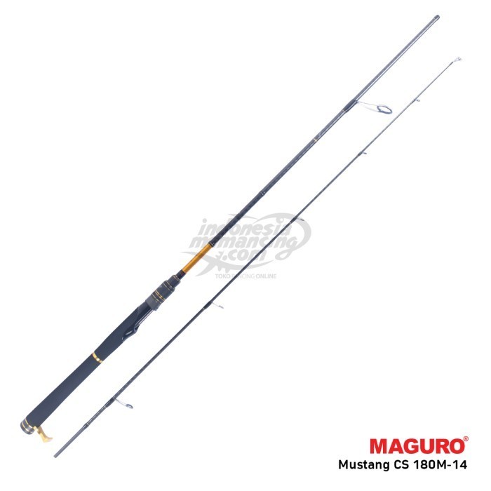 Ready Joran Spinning maguro Mustang CS 180M 14 Ukuran 6-14lbs