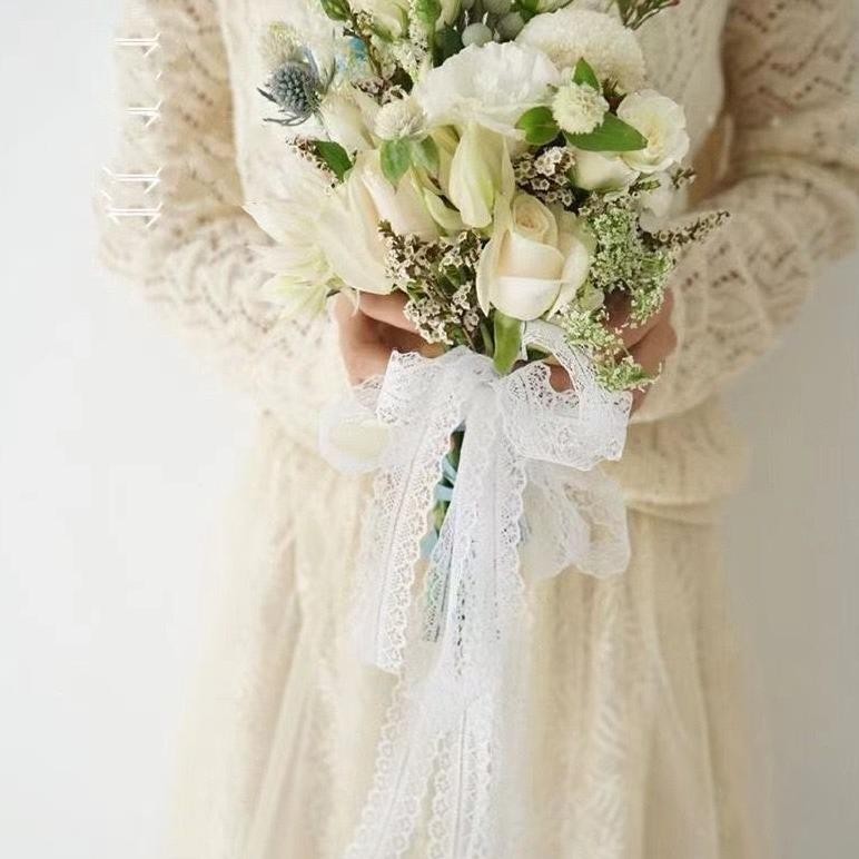 

ORIGINAL [1Rol 45Meter] Korean Pita Renda Lace Ribbon 3cm PITA RENDA LEBAR 3 CM / FLOWER WRAP RIBBON tru-63