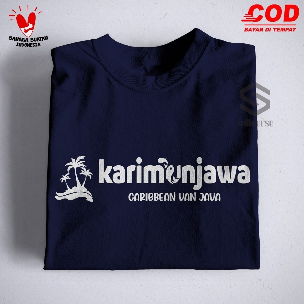 🇮🇩 Karimunjawa / Kaos / Pakaian / Baju / T-Shirt / Murah / Distro / Kekinian / Keren / Wisata / Loka