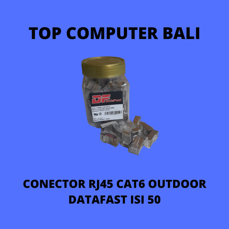 conector rj45 cat 6 outdoor / konektor rj45 cat6 outdoor