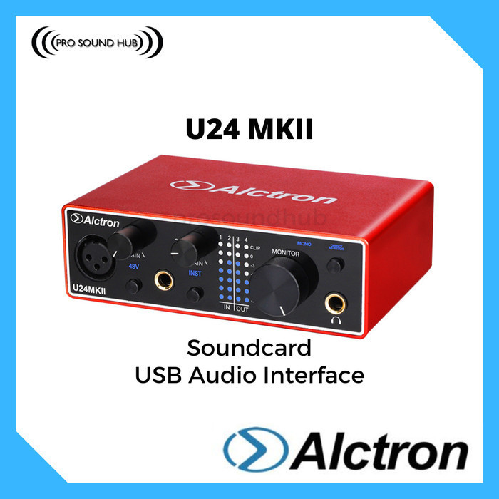 

Alctron U24 MKII U24MKII Soundd USB Audio Interface XLR 2
