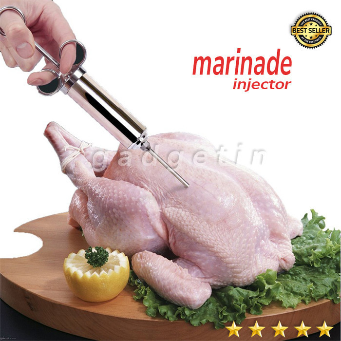 

Marinade Injector Alat Suntik Bumbu Marinasi Daging Ayam Sapi Kambing