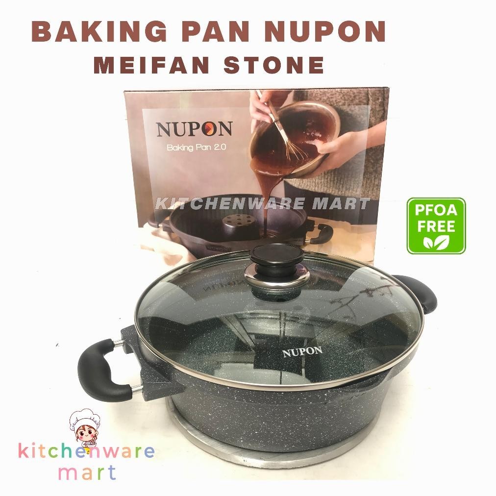 [PROMO] Baking Pan nupon meifan Stone Bakingpan Teflon Roti ban Bolu Kue bolu - Panci Cetakan Kue Ba