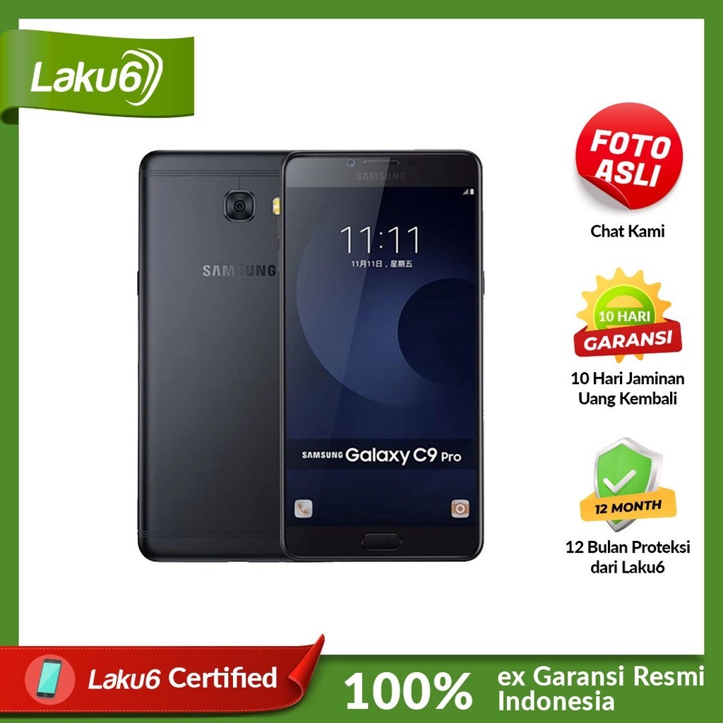 Samsung Galaxy C9 Pro 6GB/64GB Bekas Resmi Indo