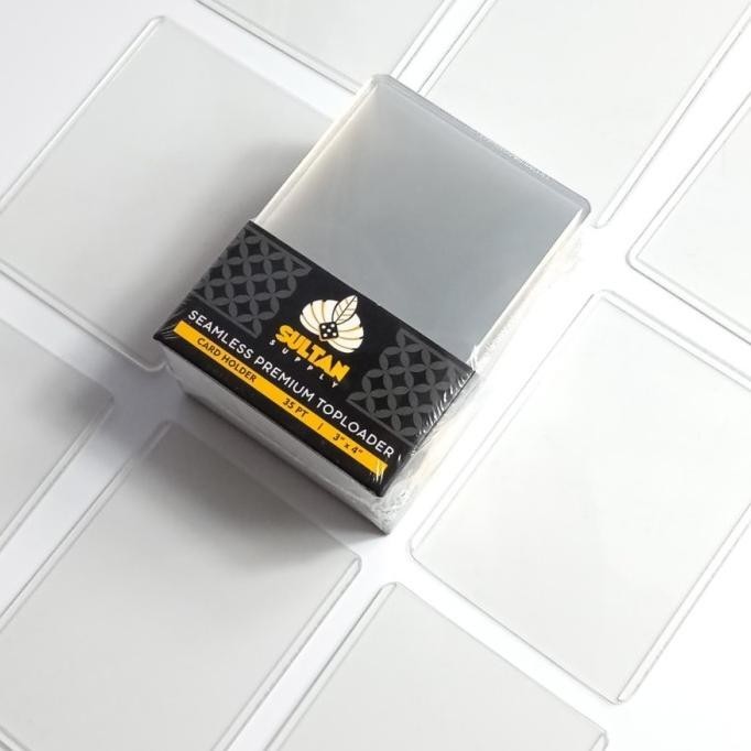 

TERBARU SULTAN SUPPLY PREMIUM CLEAR TOPLOADER - CARD HOLDER SLEEVES PROTECTOR !!!!!