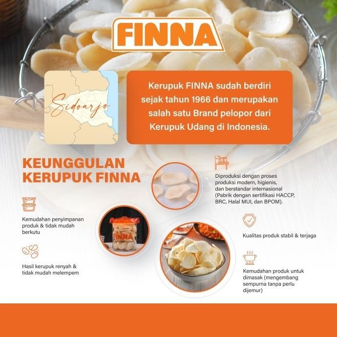 

NEW PRODUK FINNA KERUPUK BAWANG PUTIH 380 GR !!!!!