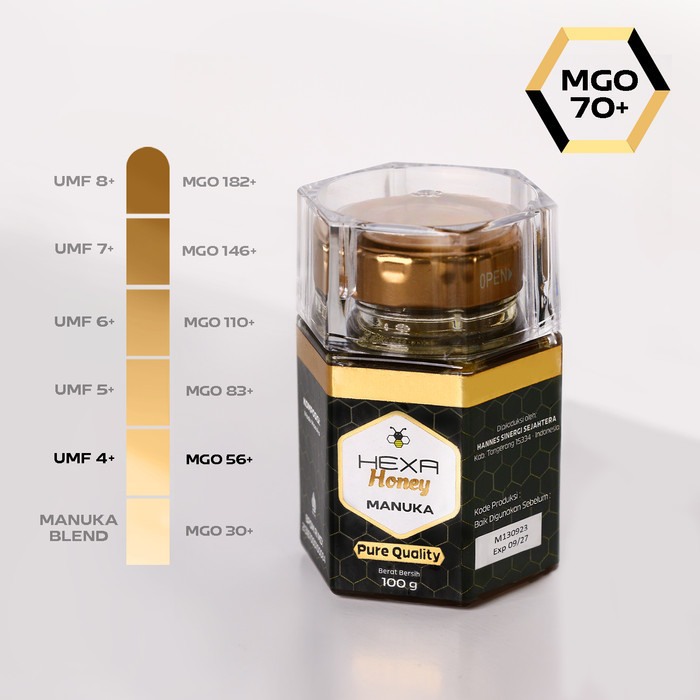 

Ready Hexa Honey Manuka MGO 70+ 100gr