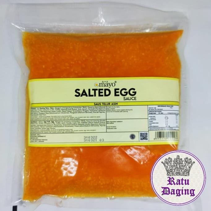 

TERBARU SALTED EGG SAUCE / SAOS TELUR ASIN @500GR - RESTO QUALITY !!!!!