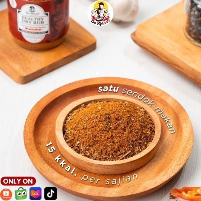 

TERBARU HEALTHY DRY RUB | BUMBU MARINASI RENDAH KALORI (ORIGINAL) 100 GR !!!!!