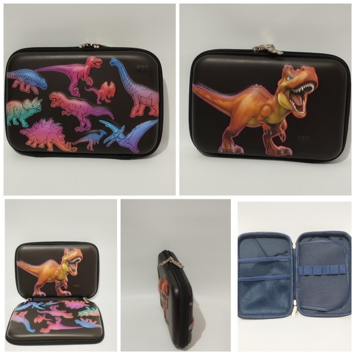 

TEMPAT PENSIL ANAK LAKI DINOSAURUS HTM 3D IMPORT REPLIKA SMIGGLE