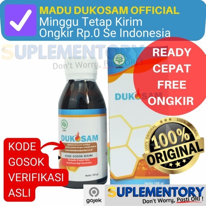 

Ready Madu DUKOSAM Obat Herbal Asam Urat Rematik Nyeri Sendi Pinggang Asli
