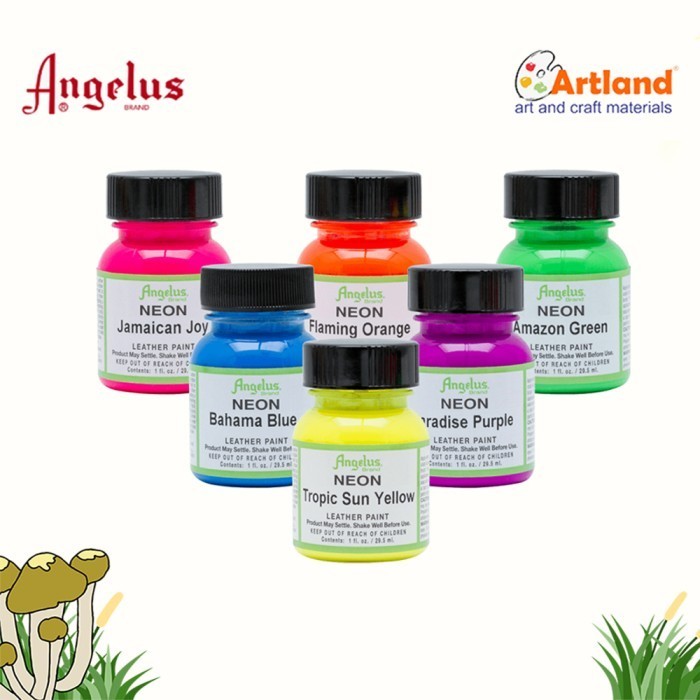 

ANGELUS NEON LEATHER PAINT 1 OZ // ANGELUS ACRYLIC LEATHER PAINT