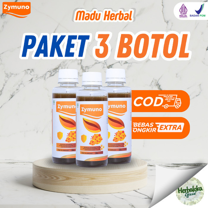 

Zymuno Paket 3 Botol Madu Herbal Imunoterapi Kanker dan Tumor Original