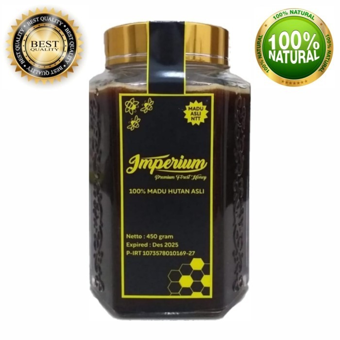 

IMPERIUM Madu Hitam Pahit Hutan Asli 450g