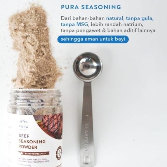 

NEW PRODUK PURA SEASONING 100G BUMBU PENYEDAP NO MSG /KALDU MPASI AYAM SAPI JAMUR !!!!!
