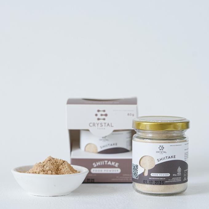 

BIG SALE CRYSTAL FARM | SHIITAKE MUSHROOM FOOD POWDER 80GR / BUBUK KALDU JAMUR !!!!!