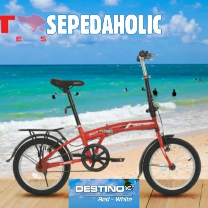 Sepeda Lipat 16 Inch Murah Anak Dewasa Merk Family Destino