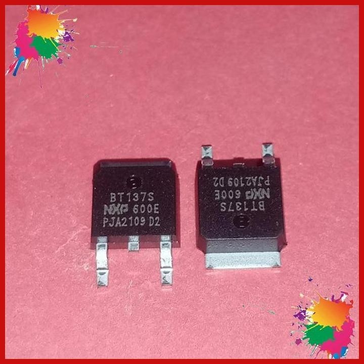 (elk) new original bt137s-600e bt137s 600e sot-252 smd triacs bt137 600e ma