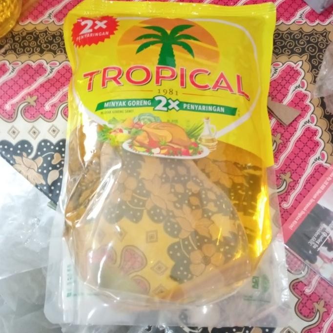 

TERBARU MINYAK GORENG TROPICAL 2 LITER POUCH !!!!!