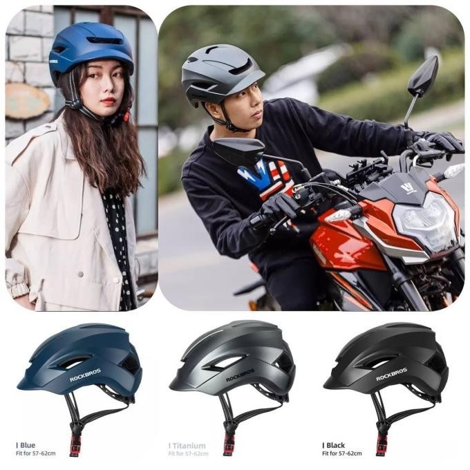 Rockbros WT099 Helm Sepeda Gowes Dewasa Pria Wanita Cowo Cewe Mtb Roadbike Gunung