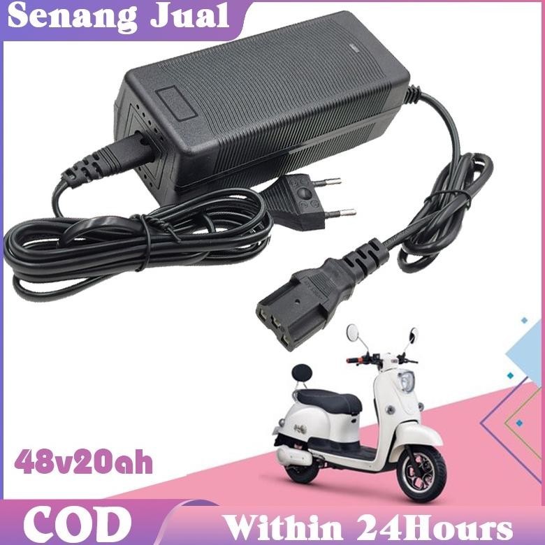 Charger Sepeda Listrik 48V 12ah / Universal Charger Motor Listrik / Baterai Selis Scooter Elektrik C