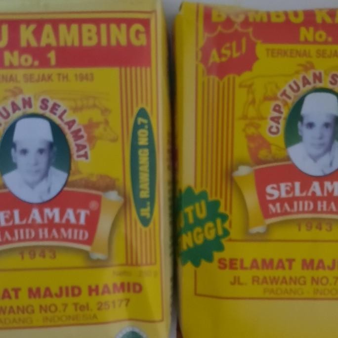 

len Pemasak Kambing Padang Asli Racikan Khusus H Selamat Majid Hamid 250gram