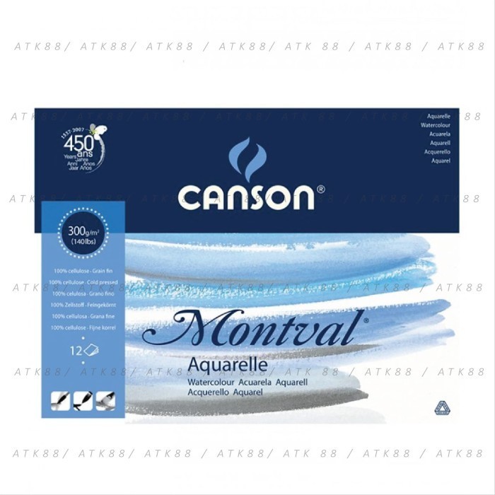 

Canson Montval A4 (24x32cm) 300gsm