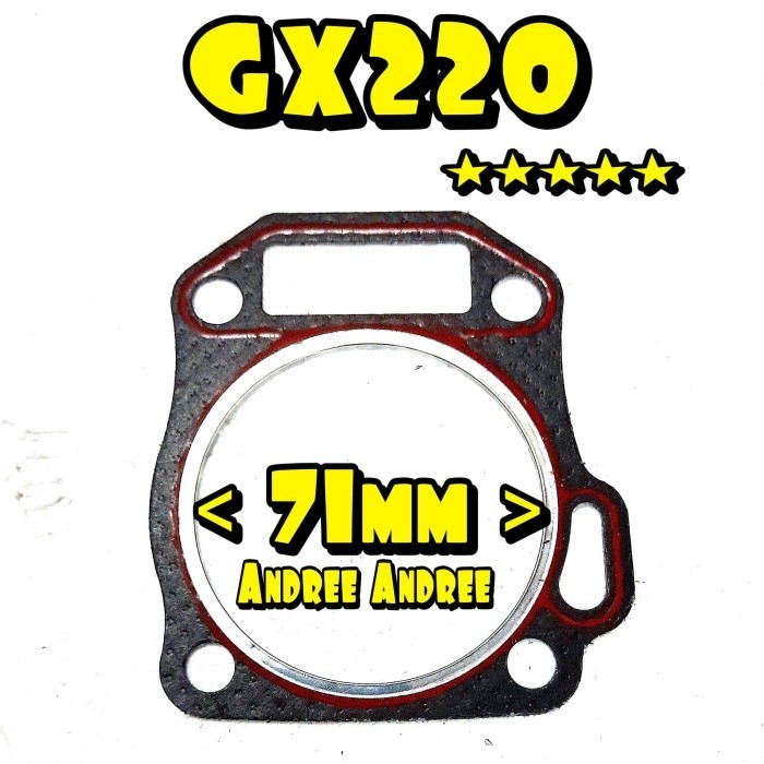 #@#@#@#@] GX220 Gasket Cylinder Head Paking Deksel 7Hp 170F Honda GX-220 GX 220