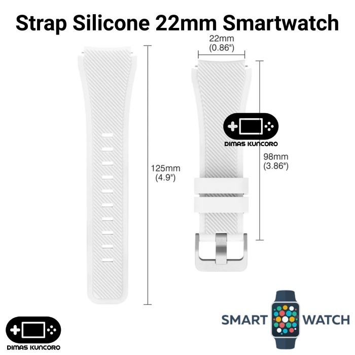 STRAP SILICONE 22MM SILIKON EGGEL TEMPO 3 PRO STYLE 4R 4 R TALI JAM BEST QUALITY