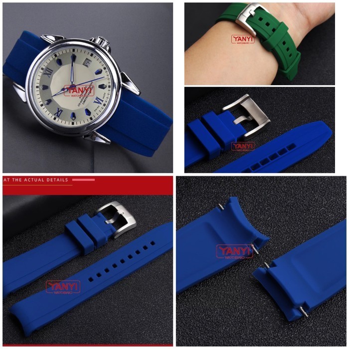 STRAP POLOS RUBBER 18MM TALI JAM 18MM RESTOCK