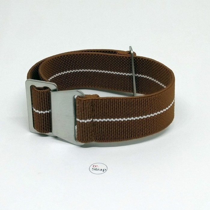 TALI JAM MN STRAP NATO - BROWN WHITE CENTERLINE MN09 MURAH