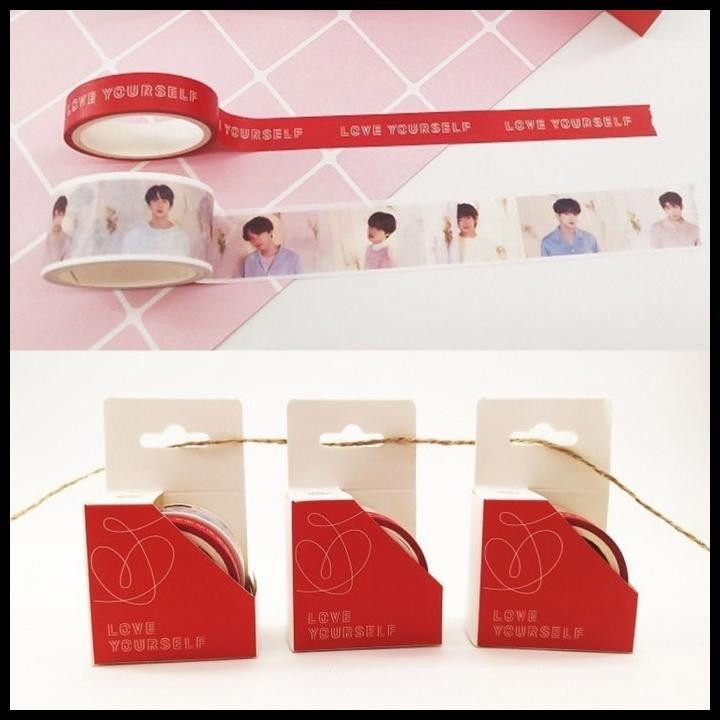 

DISKON WASHI TAPE BTS WORLD LOVE YOURSELF SPEAK YOURSELF THE FINAL